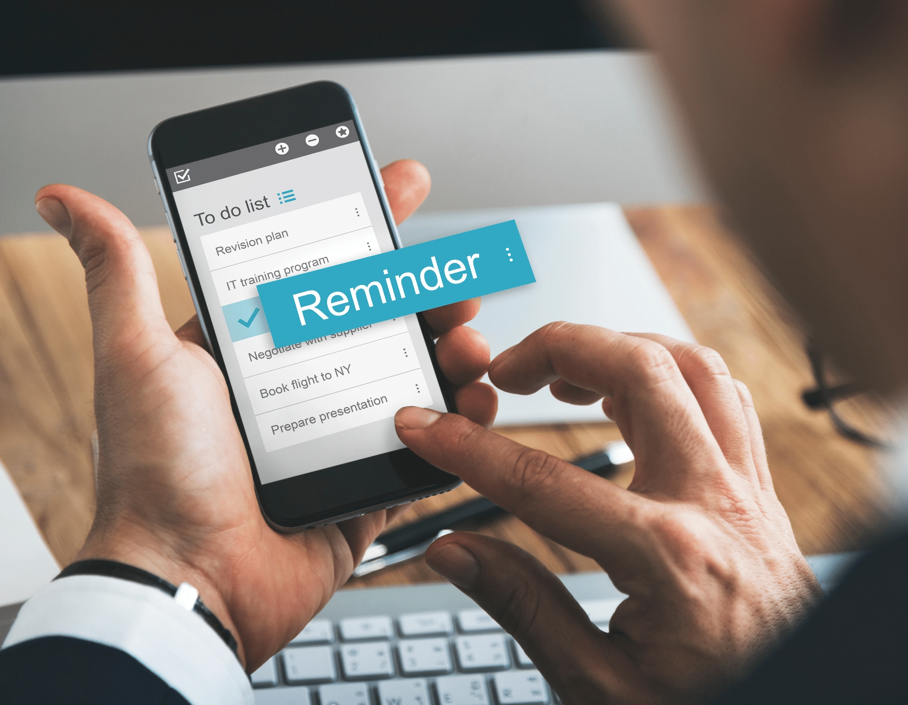 Reminder Notification on Mobile Device