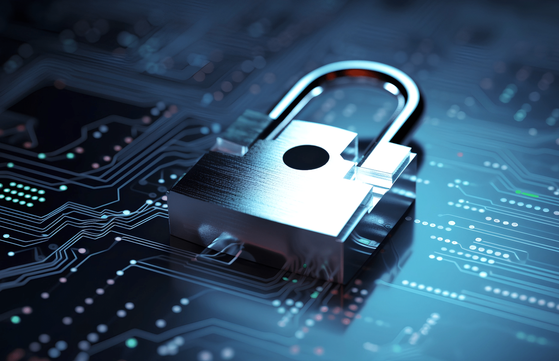 Secure Lock over a Circuit Board